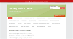 Desktop Screenshot of devaneymedicalcentre.nhs.uk