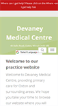 Mobile Screenshot of devaneymedicalcentre.nhs.uk